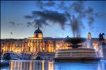 The National Gallery on Trafalgar square